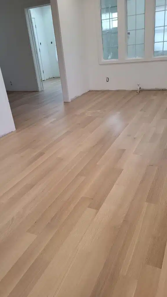 flooring project finished