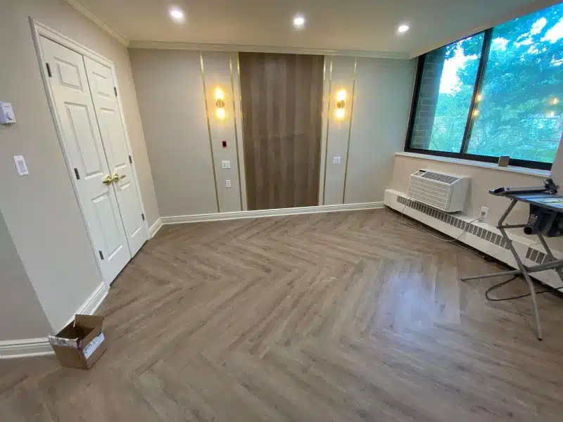 finished flooring project