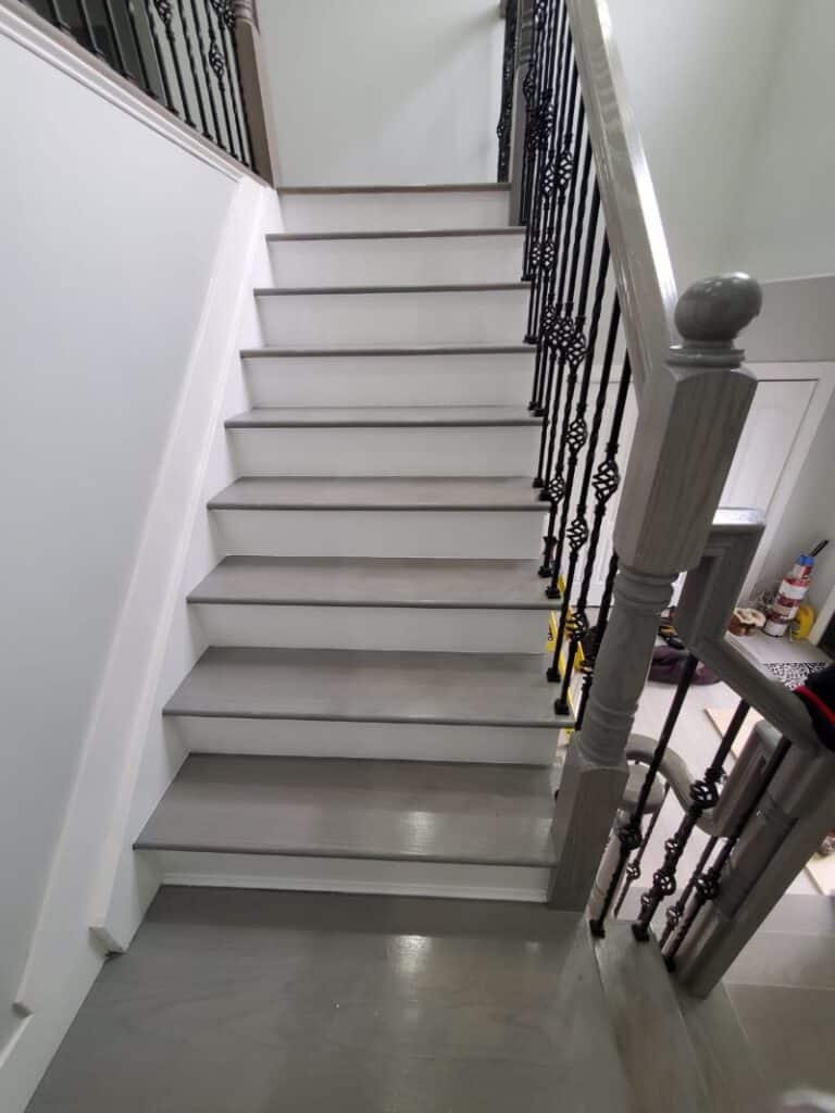 finished stairs