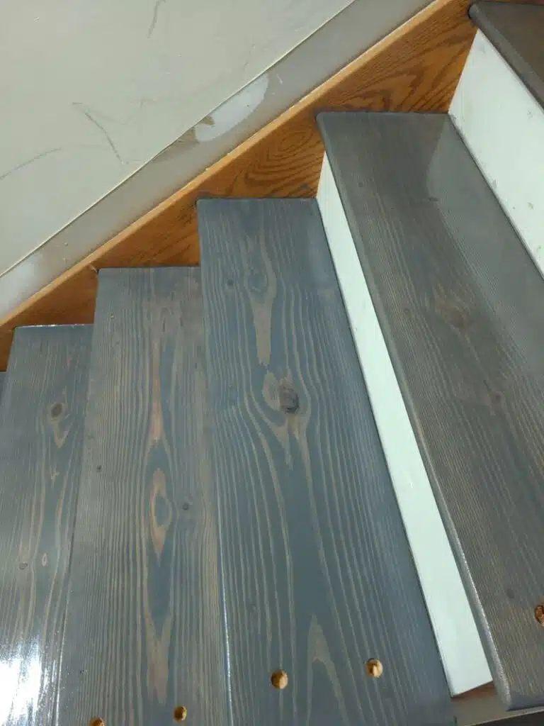 finished stairs