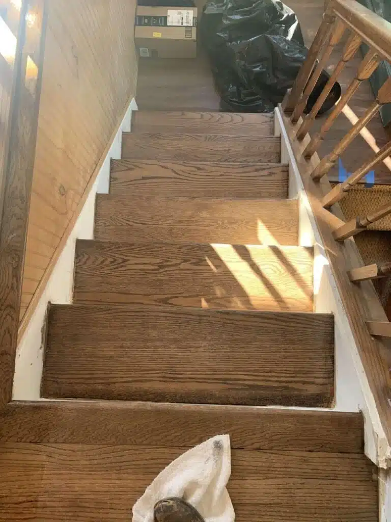 finished stairs