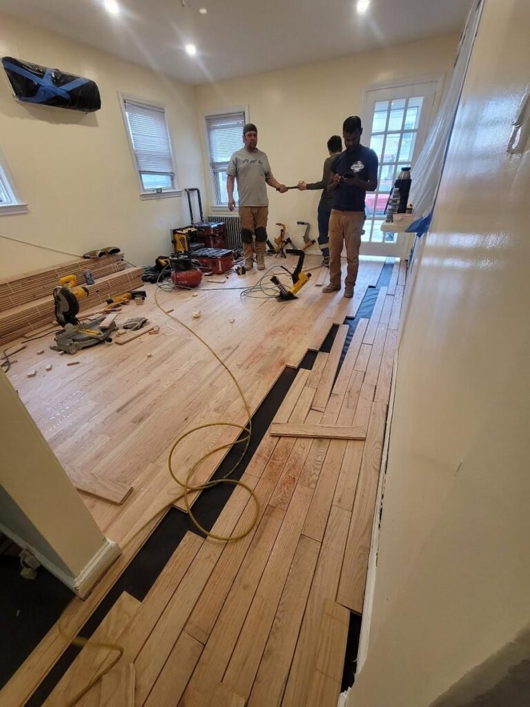 hardwood floor installation